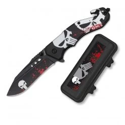 Albainox Skull Pocket Knife 18683 120mm