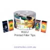 KULU Printed Paper Filter Tips Book 50s