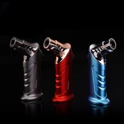 JOBON Lig138 Standing Gift Jet Lighter Red -Hookah Equipment Store lig138 jobon jet lighter 3colours