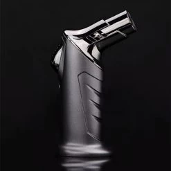 JOBON Lig138 Standing Gift Jet Lighter Grey -Hookah Equipment Store lig138 jobon jet lighter back 1