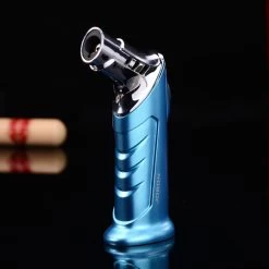 JOBON Lig138 Standing Gift Jet Lighter Blue