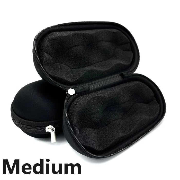 Black Medium Glass Pipe Pouch Case With Zip Lock 1 Black Medium Glass Pipe Pouch Case With Zip Lock