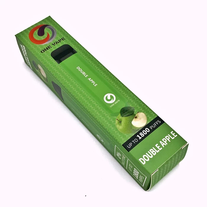 One Vape Luxurious Disposable Vaper Shisha Pods 1800 Puffs Double Apple 1 One Vape Luxurious Disposable Vaper Shisha Pods 1800 Puffs Double Apple
