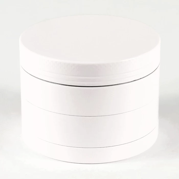 Noctilucent Laser Cut Zinc Grinder Glow In Dark 50mm White 1 Noctilucent Laser Cut Zinc Grinder Glow In Dark 50mm White