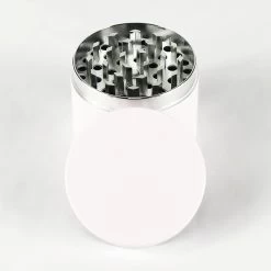 Noctilucent Laser Cut Zinc Grinder Glow In Dark 50mm White 8 Noctilucent Laser Cut Zinc Grinder Glow In Dark 50mm White -Hookah Equipment Store ozg5040 Noctilucent 4piece metal grinder glow in dark white3