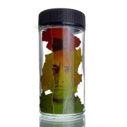 Screw On Top Lid Glass Jar 220ml Bob Marley