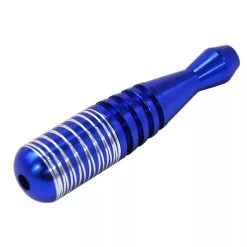 Aluminum Smokeless Dry Pipe 8cm Blue