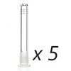 5 Pieces OZS Glass Stem 14cm