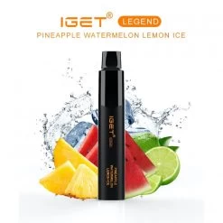 IGET Legend Pineapple Watermelon Lemon ICE 4000 PUFFS 0mg Nicotine