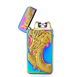 Plasma Arc Cigarette Lighter Rainbow Dragon