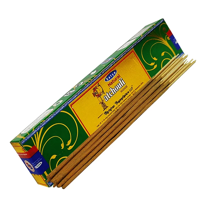 Satya Natural Patchouli Incense 15g 1 Satya Natural Patchouli Incense 15g