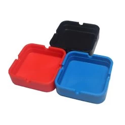 Square Silicone Ashtray -Hookah Equipment Store silicone ashtray square 3colors