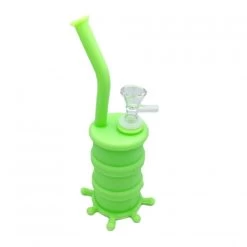 Silicone Bong 22cm Green Glow In Dark