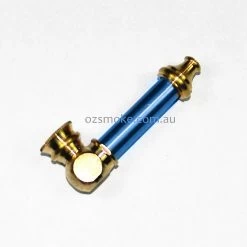 Aluminium Metal Dry Pipe 6cm -Hookah Equipment Store smallblue pipe