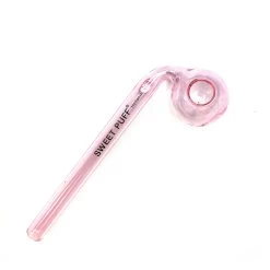 Full Pink Sweet Puff Glass Pipe