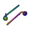 Full Rainbow Sweet Puff Glass Pipe Twin Pack