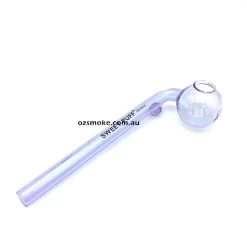 Full Purple Single Sweet Puff Glass Pipe
