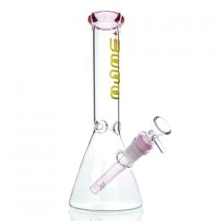 WEGE Ice Catcher Beaker Medium Full Glass Bong Pink 25cm
