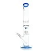 WEGE Percolator Ice Catcher Tall Straight Glass Bong 41cm Lavender