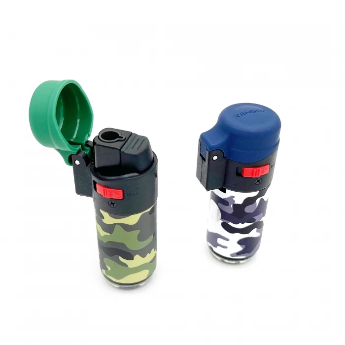ZENGAZ Windproof Jet Lighter Turbo Flame Refillable Lighter Camouflage 1 ZENGAZ Windproof Jet Lighter Turbo Flame Refillable Lighter Camouflage